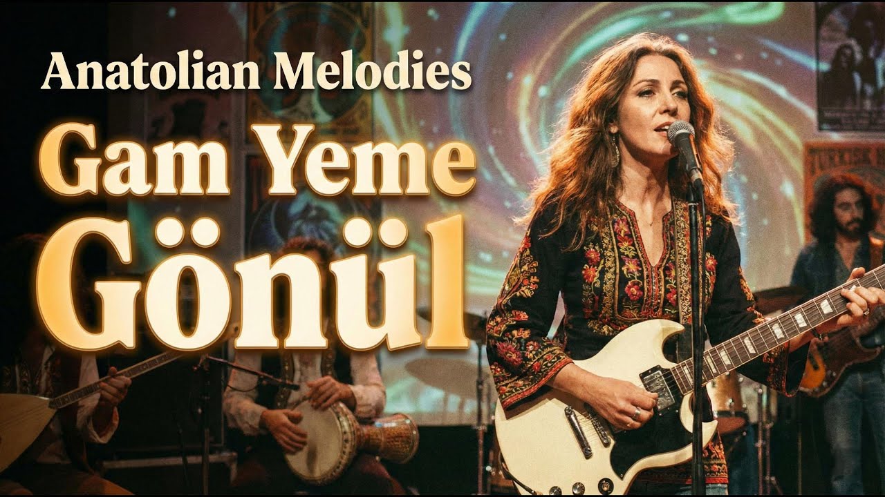 GAM YEME GÖNÜL - Anatolian Melodies | #turkishpsychedelicrock #müzik #türküler #music #sunoai