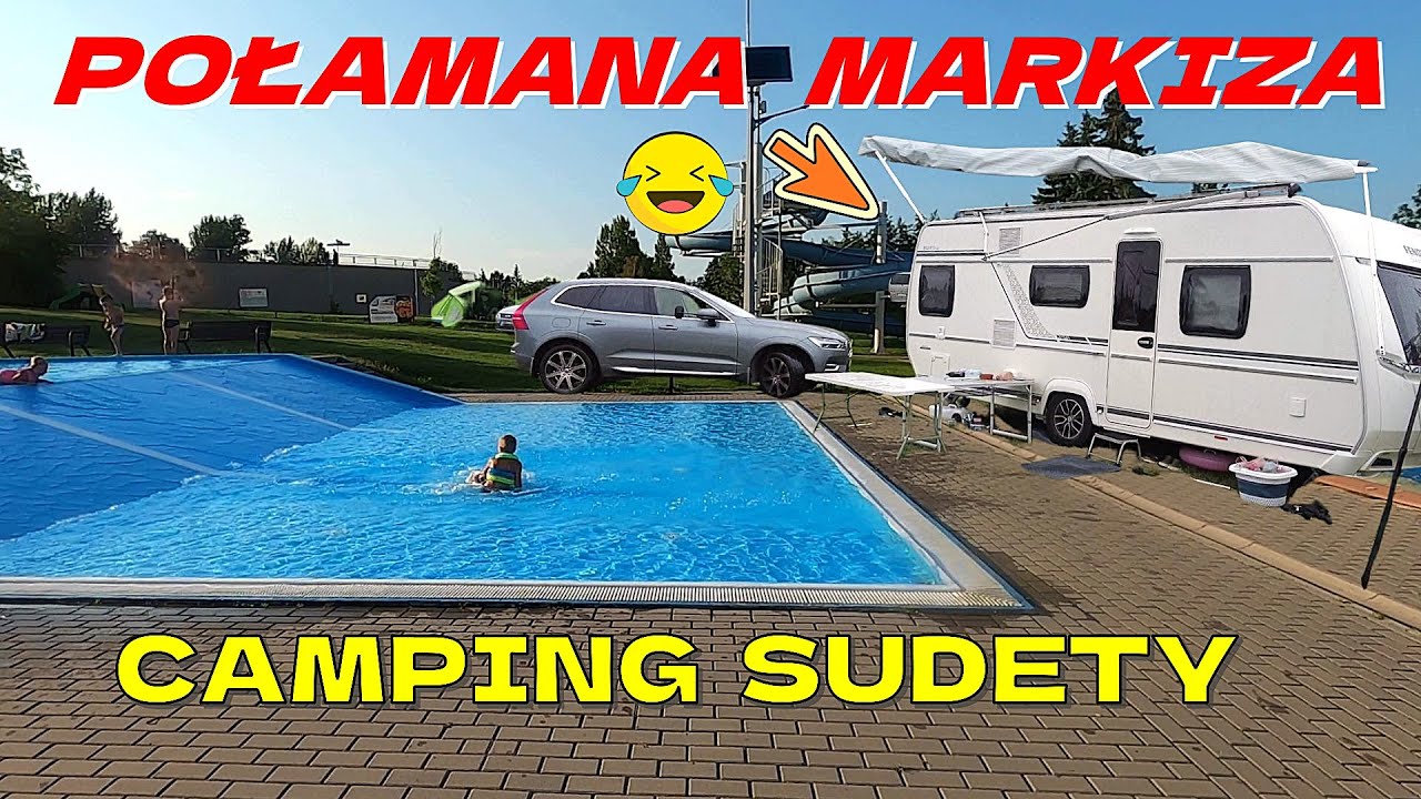 Camping SUDETY w BIELAWIE. Niewielki wiatr też potrafi siać zniszczenia (vlog #144)