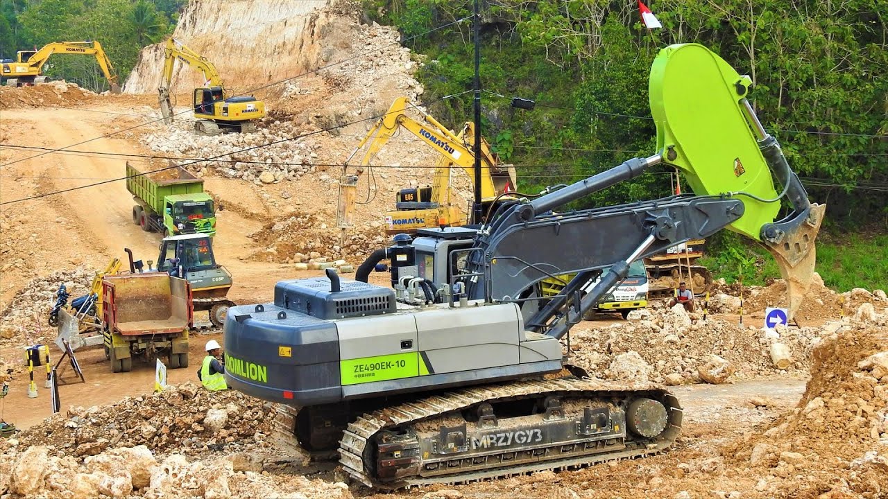 Rock Ripper Excavator How It's Works Zoomlion ZE490EK 10