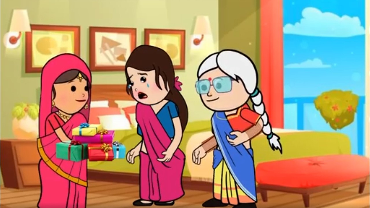 काबिलियत औरत में होती है ससुराल में मिटा दी जाती है। 😡😭 (ghar ghar ki kahani cartoon me) moral story