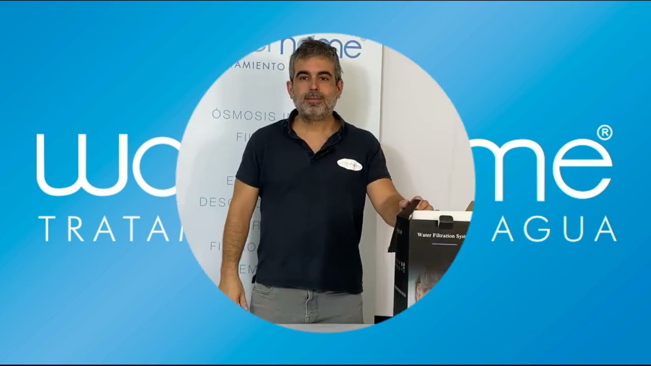 Filtro de agua Waterhome M8. Muy fácil de instalar. Sin rechazo de agua.