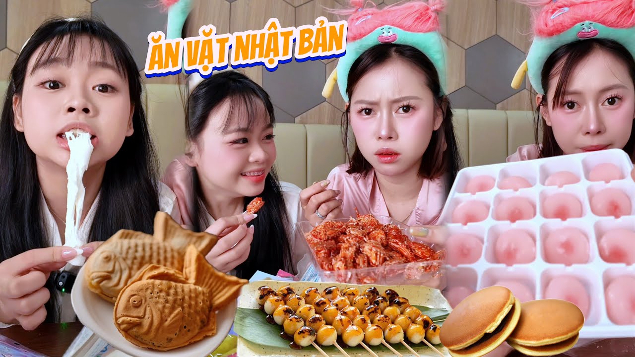 Mukbang Đồ Ăn Vặt Mua Bên Nhật Cùng CỦ HÀNH TÂY !!!
