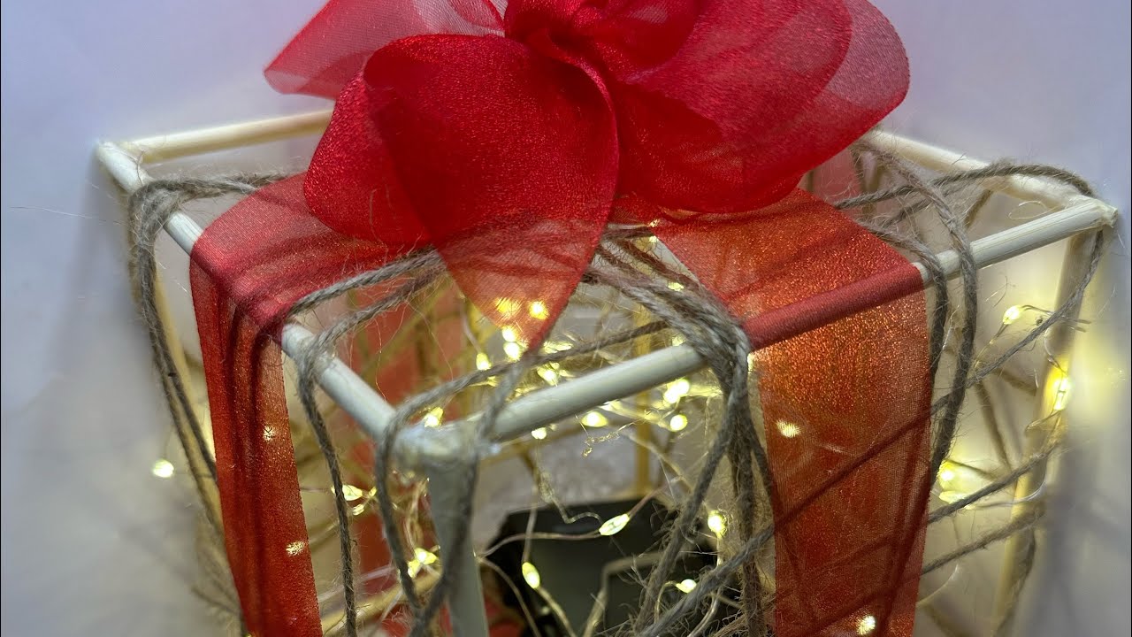 Light-Up Decor Box Tutorial ✨ Add Magic to Any Room! Holiday decor! Handmade Christmas gift. 