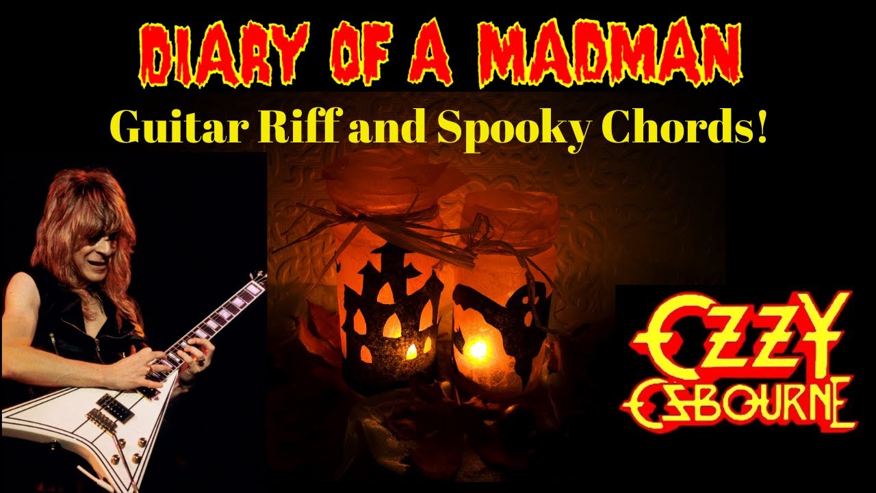 Randy Rhoads Diary of a Madman Spooky riffs and chords!
