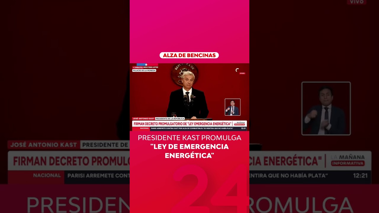 Presidente Kast promulga 