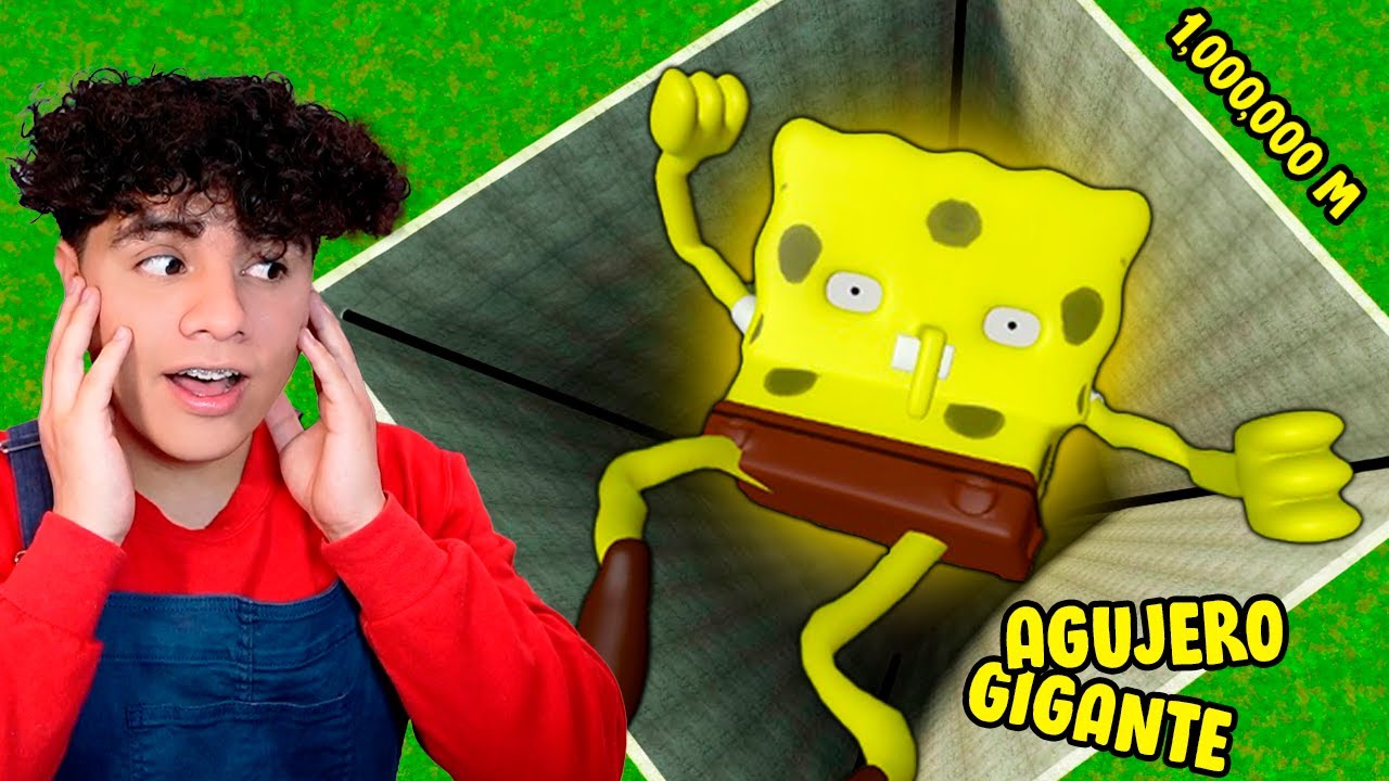 BOB ESPONJA VS AGUJERO GIGANTE!?