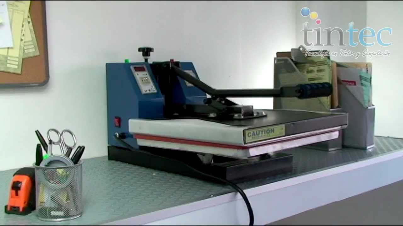 TINTEC&reg; - Plancha para sublimaci&oacute;n de cama plana