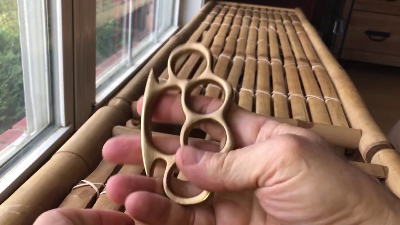 THE REAL BRASS KNUCKLES OLD SCHOOL MODEL