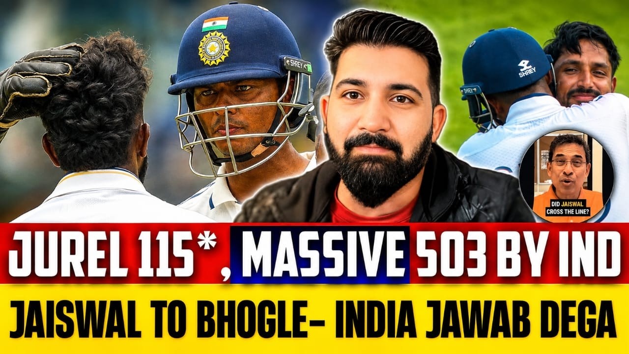 INDIA 503/9, SL 8/2, India absolute control over SL, 2-0 downloading | Jaiswal defends himself