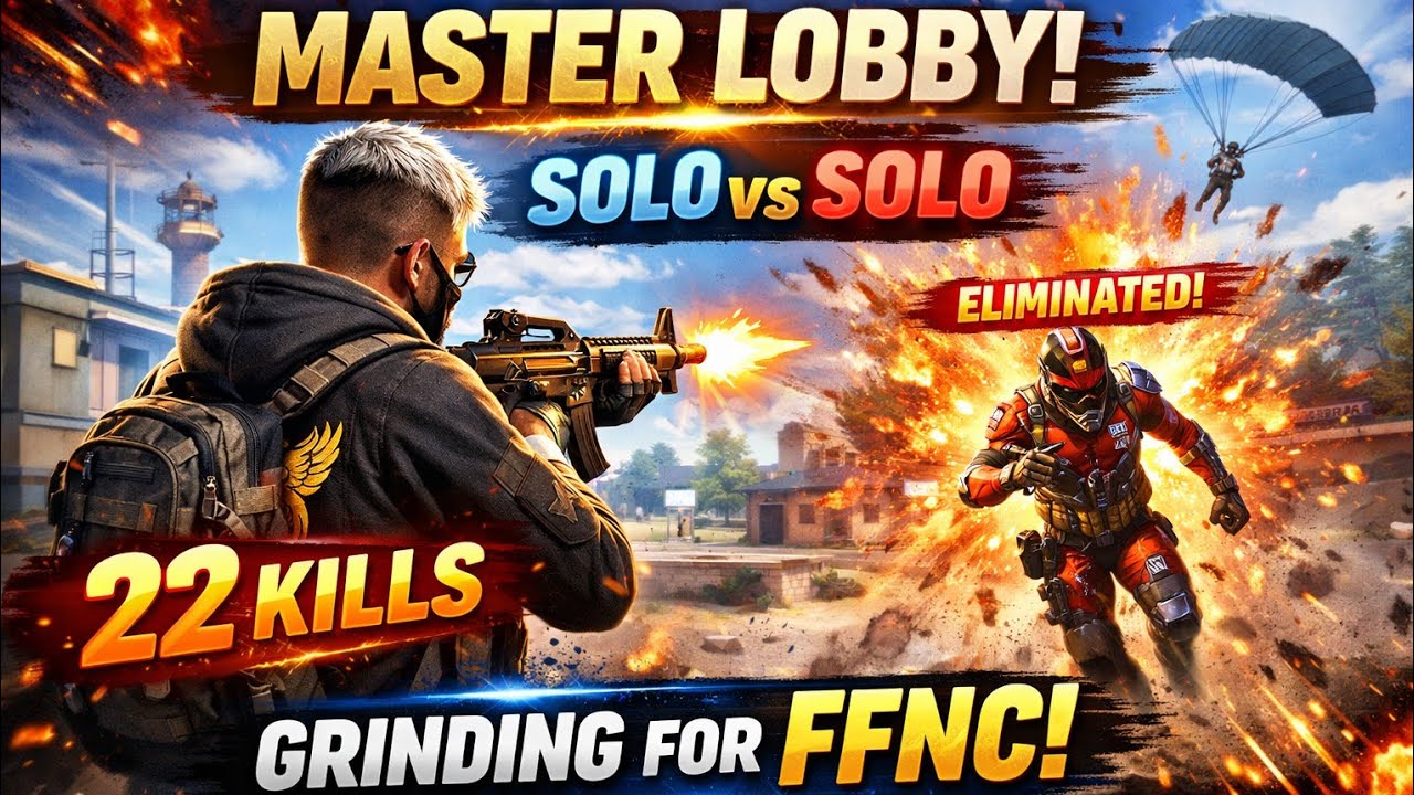 Grinding for FFNC! 22 Kills in Master Rank 👑