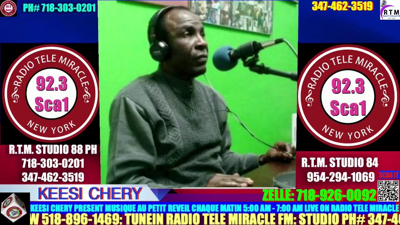 KEESI CHERY MUSIQUE AU PETIT REVEIL LIVE ON RTM. 92.3 SCA1