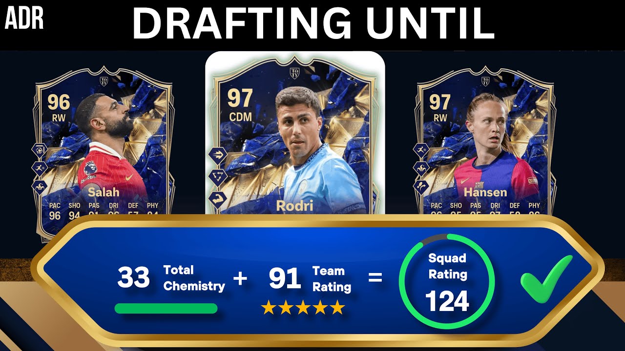 Drafting Until I get a World Record 124 Fut Draft!