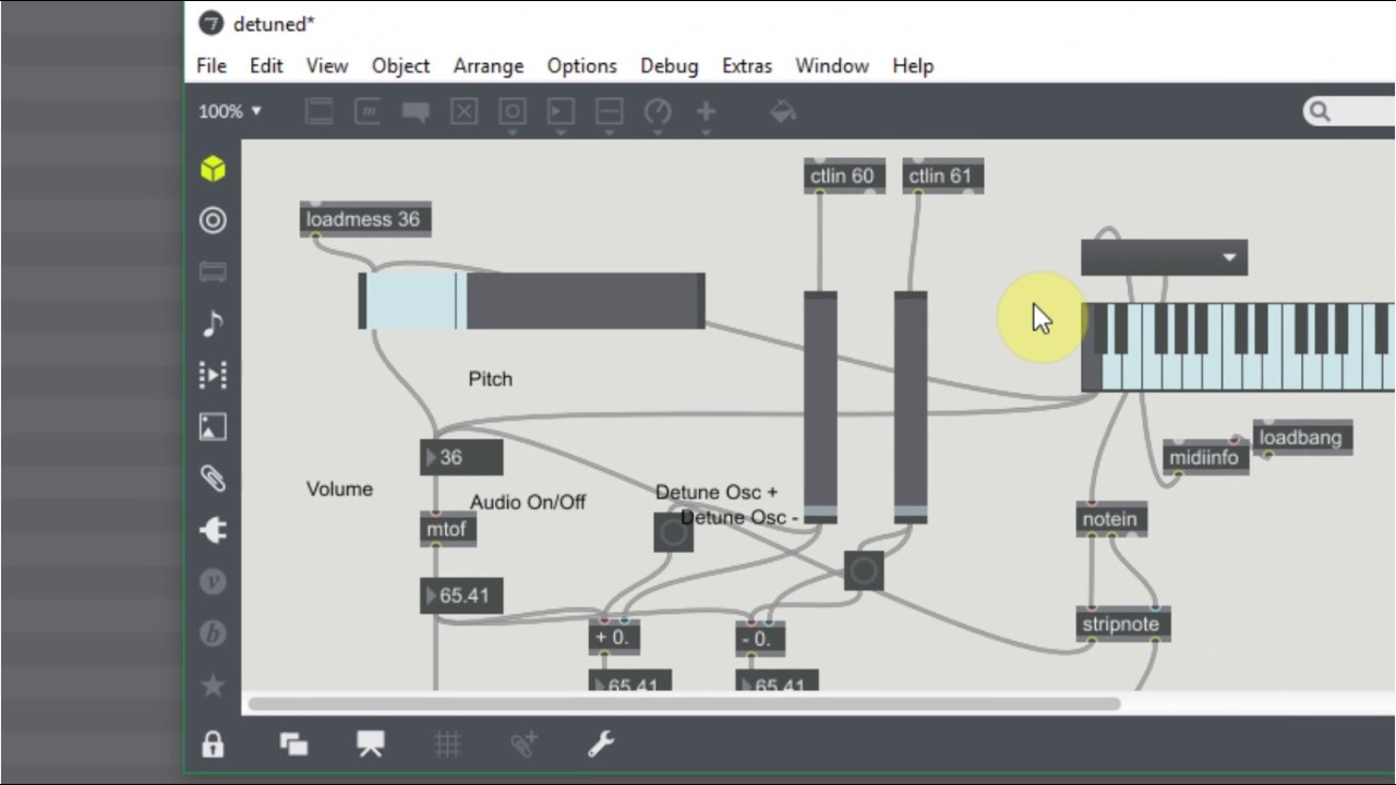 Max Msp Simple MIDI Drum Machine Tutorial 4