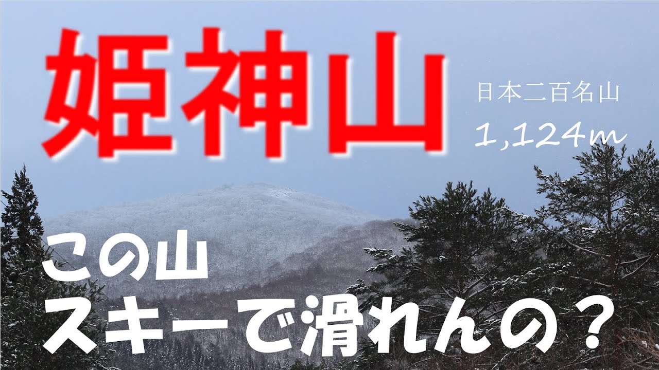 【姫神山バックカントリー】樹木ボーボーの山でスキーができるか検証してみた