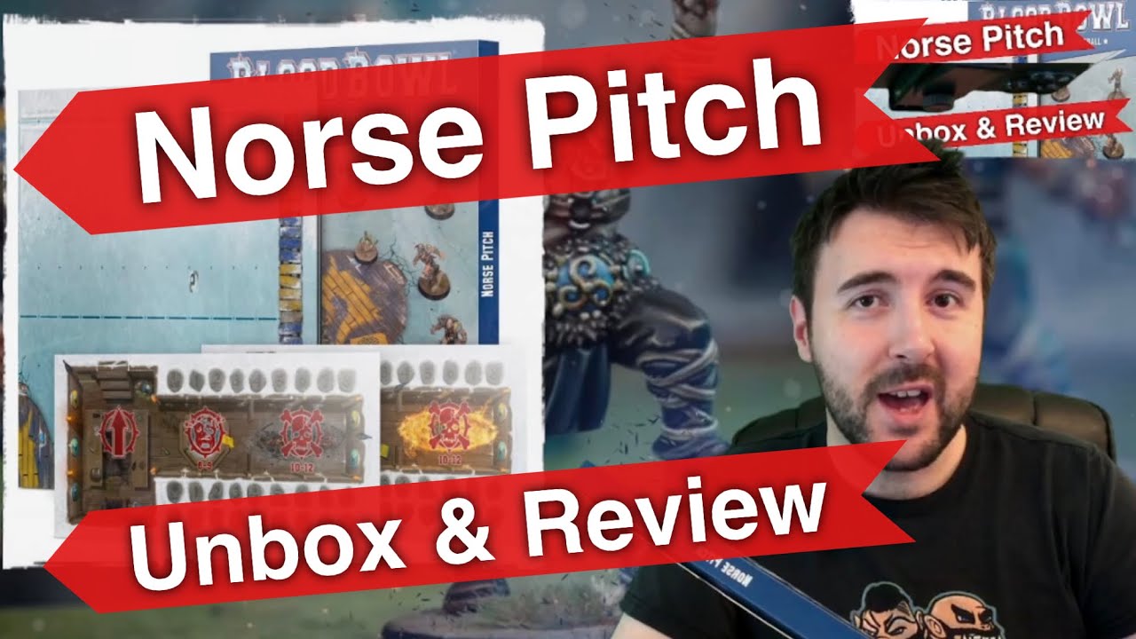 Распаковка и обзор Norse Pitch — Blood Bowl (подкаст Bonehead)