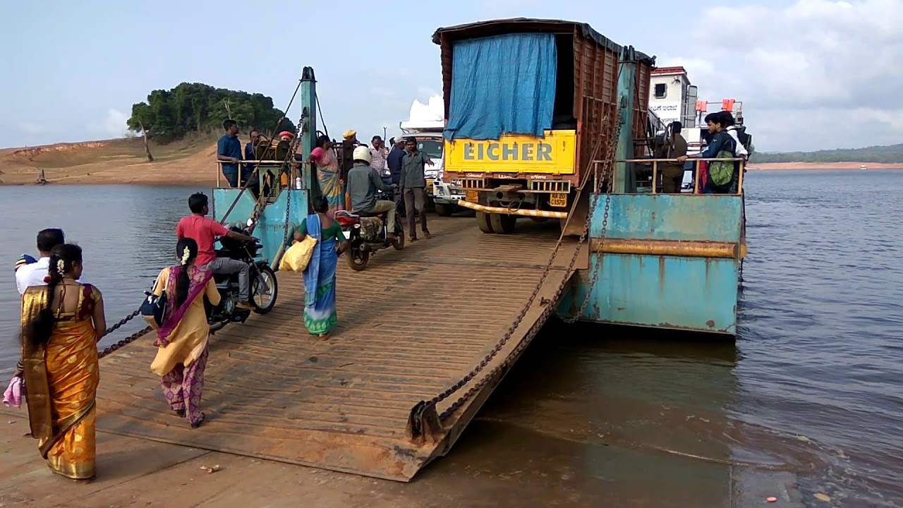 Launch Service for crossing  Sharavathi backwater way to Sigandur Temple