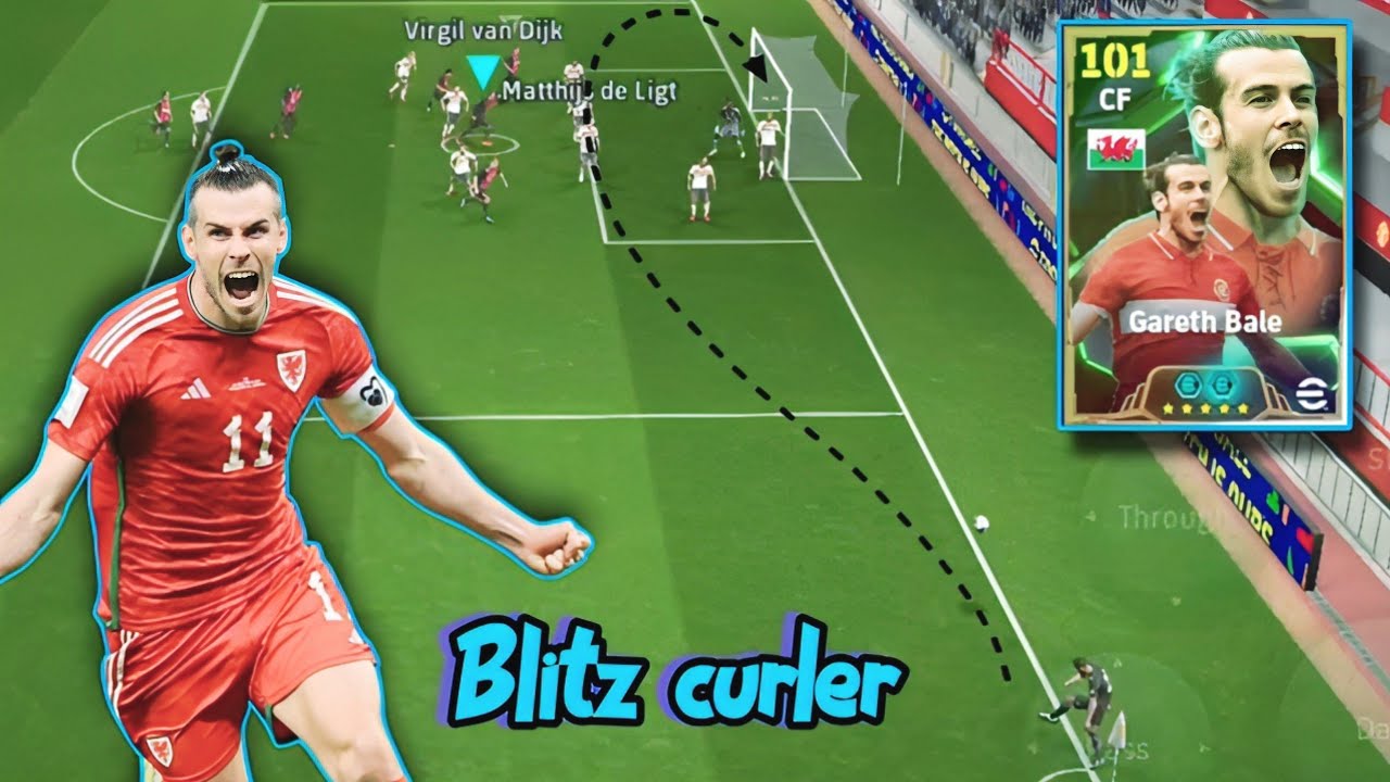 Bale Blitz Curler Card is INSANE! Ultimate Left Foot Finish | eFootball Mobile Gameplay