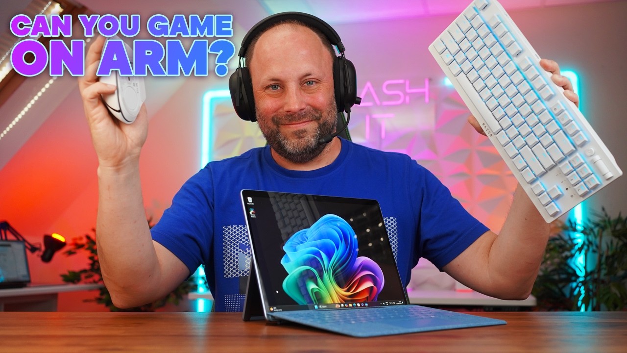 Мы попробовали поиграть на Surface Pro 11 (Windows ARM с новым процессором Snapdragon)