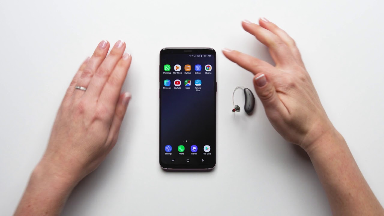 How to pair Unitron ITE hearing aid to smart phone?
