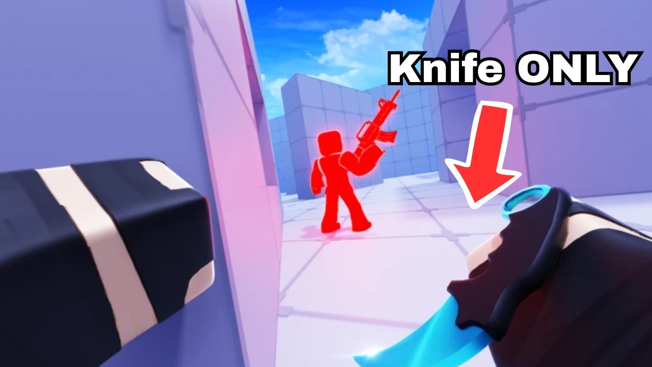 Roblox Rivals but I can only use the Knife...