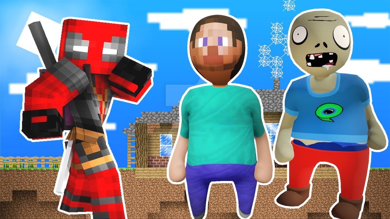 ZOMBİK VE STEVE SÜPER KAHRAMAN OLDU 😱 - Minecraft