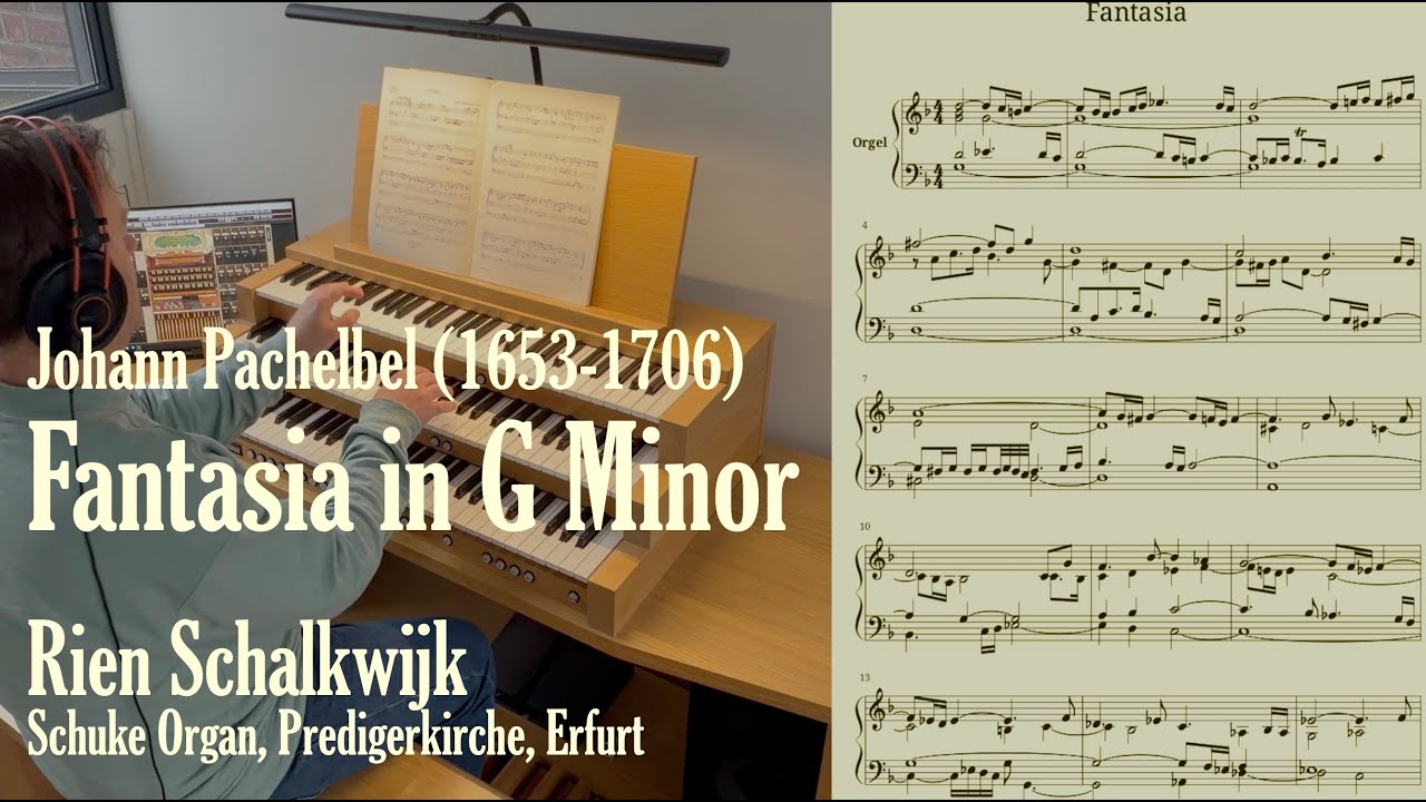 Fantasia in G minor — Pachelbel | Powerful Baroque Organ | Rien Schalkwijk