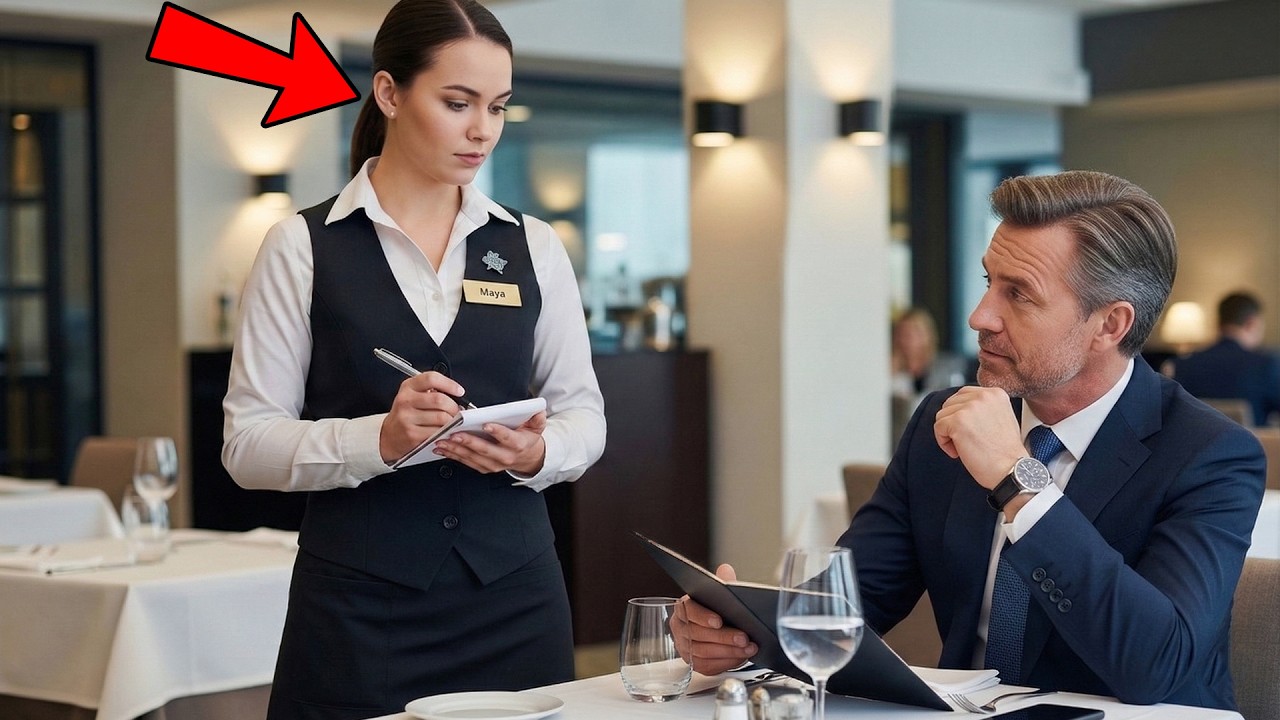 Billionaire Thinks the Waitress Is Just a Server — He Didn’t Know She Was a Genius