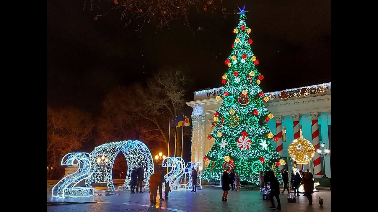 Новогодняя Одесса. 2021