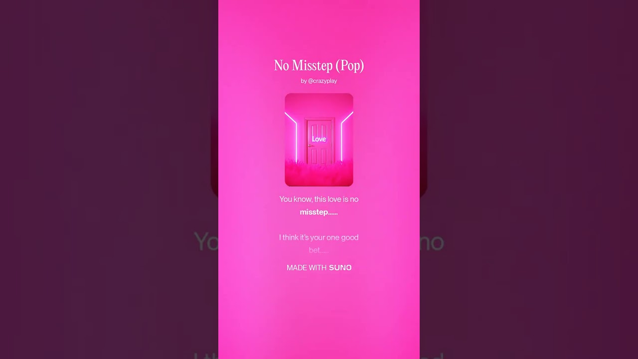 No Misstep/Dance-Pop/AI Music/Lyrics 100% Human Written