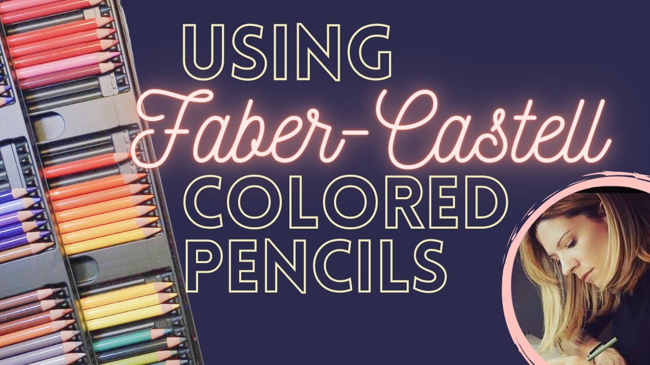 Использую цветные карандаши FABER-CASTELL для этой Медузы! — Урок по раскрашиванию PencilStash