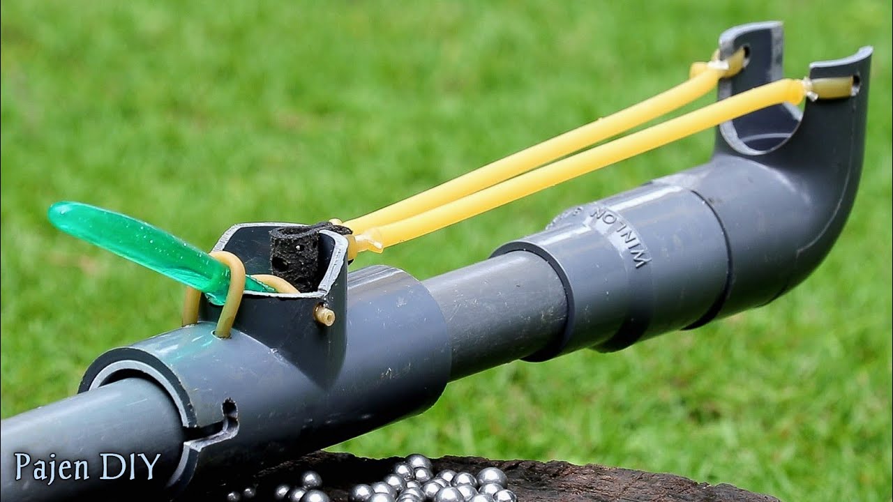 DIY Slingshot - Automatic Technology Powerful PVC Slingshot
