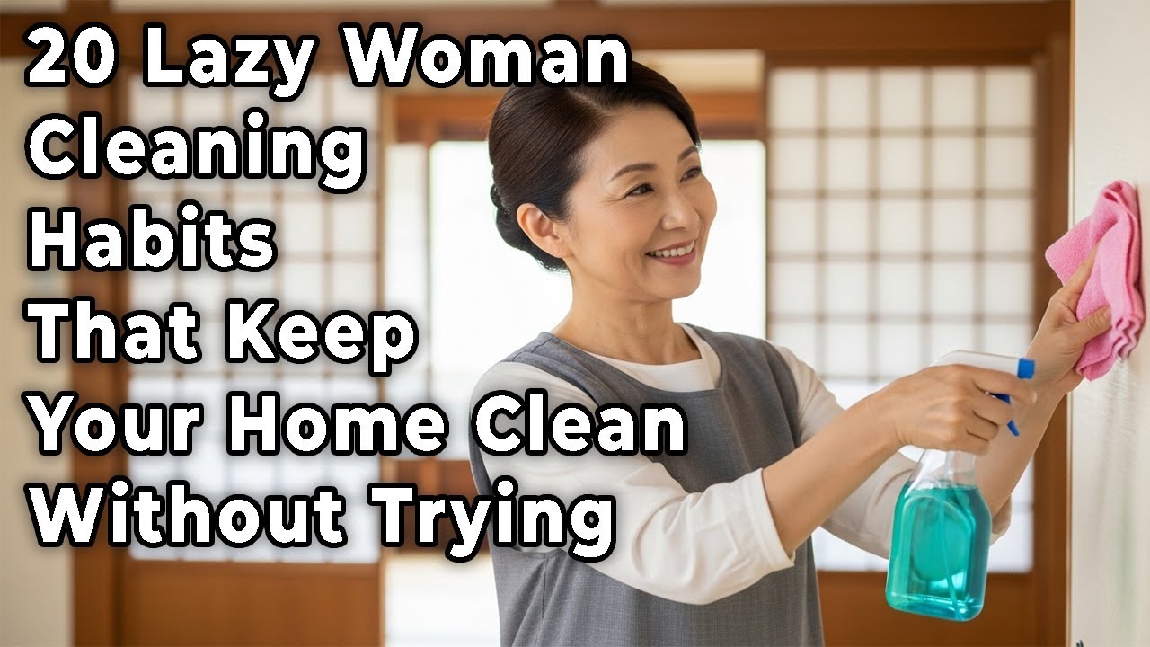 20 Lazy Woman  Cleaning Habits That Keep Your Home Clean Without Trying