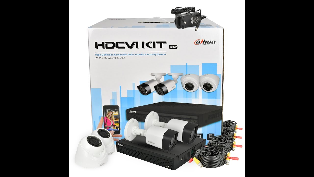 This is an unboxing and setup of our Dahua 4 camera 1080p kit
