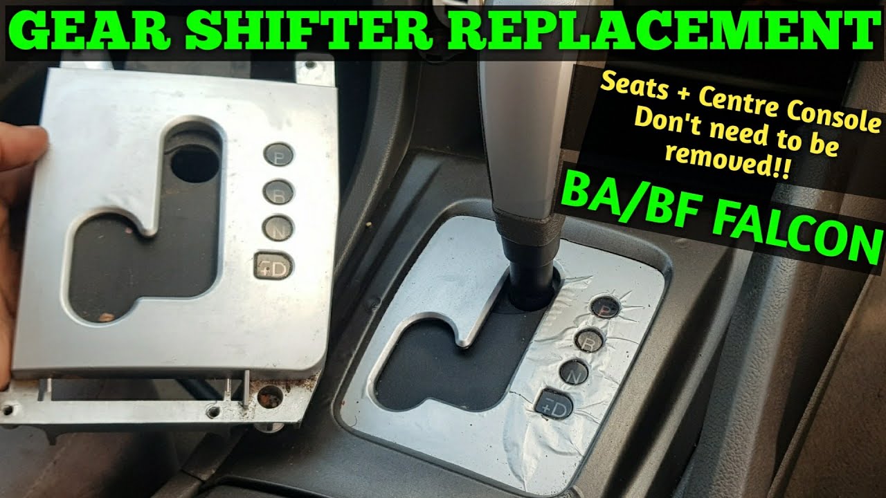 Replacing the Gear selector surround DIY without removing seats or centre console. Ford Falcon BA/BF