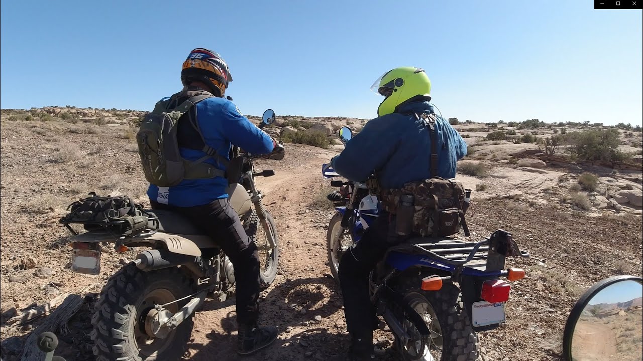 Moab on a TW200: Sovereign Trails