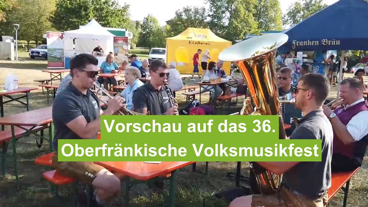 Vorschau auf das 36. Oberfränkische Volksmusikfest