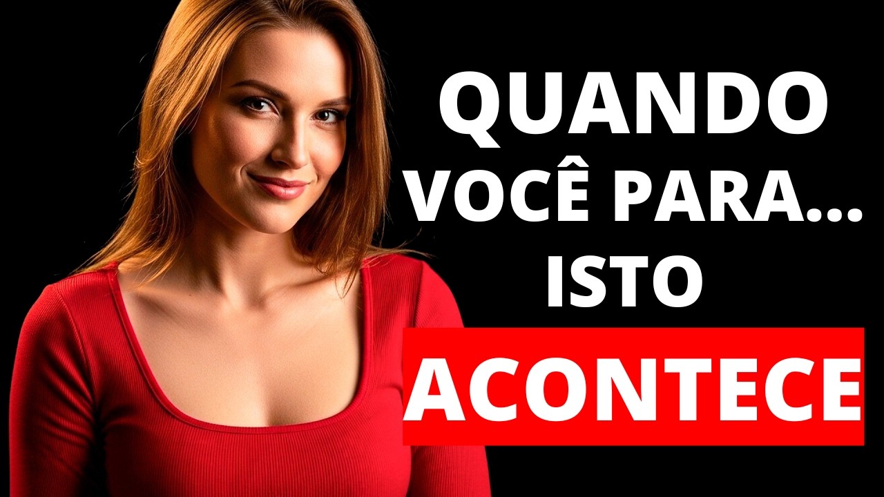O vazio que você deixa para trás quando para de correr atrás dela | PSICOLOGIA FEMININA