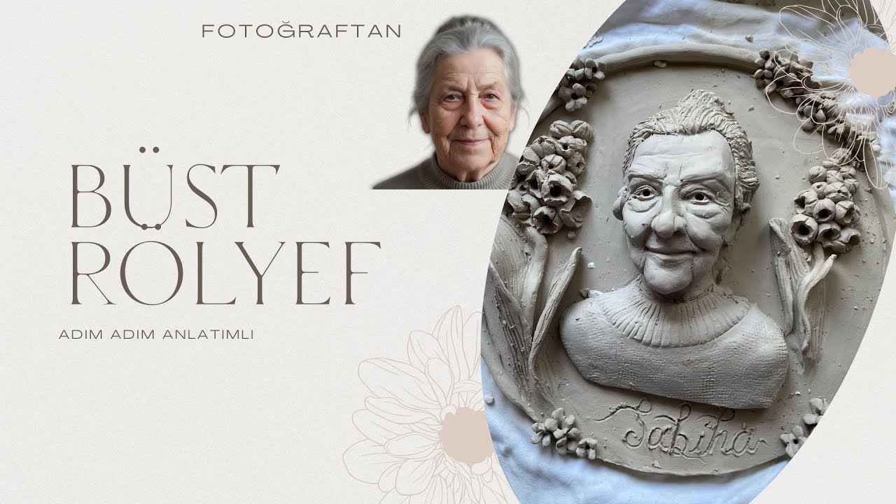 Fotoğraftan Büst Heykel Nasıl Yapılır? | Gerçekçi Portre Heykel Yapımı Adım Adım