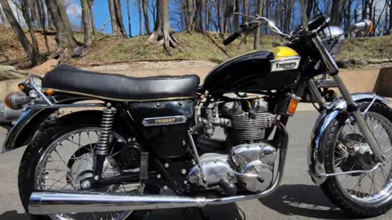 1974 TRIUMPH TRIDENT 750CC TRIPLE STUNNING ORIGINAL PAINT CLASSIC