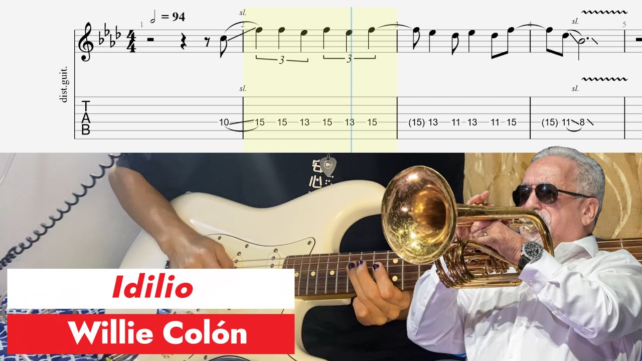 Idilio - Willie Colón | TABS Cover GUITARRA