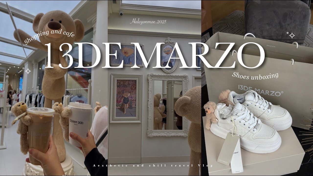 Luxury Teddy Bear Unboxing + 13DE MARZO Café KL +🐻🤍 | Vlog