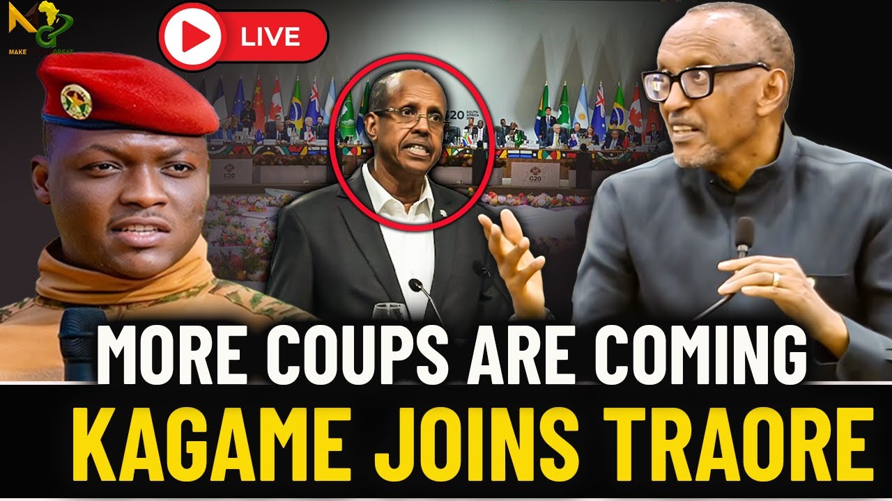 AU IN TOTAL PANIC: Kagame joins TRAORE, MORE coups is Coming