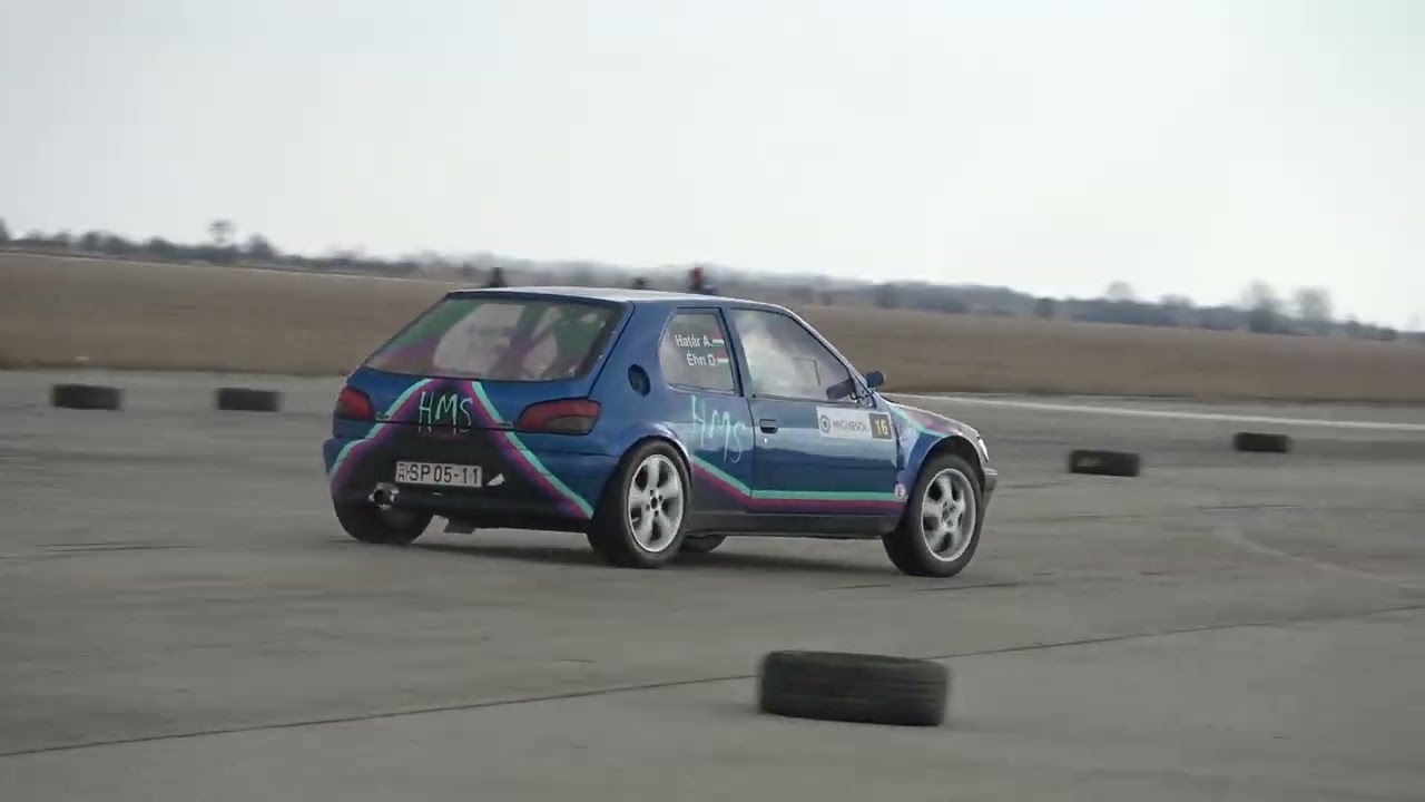 Határ Attila #16 /Peugeot 306 S16/ Kiskunlacháza R-CUP 1. forduló 2022.03.05.