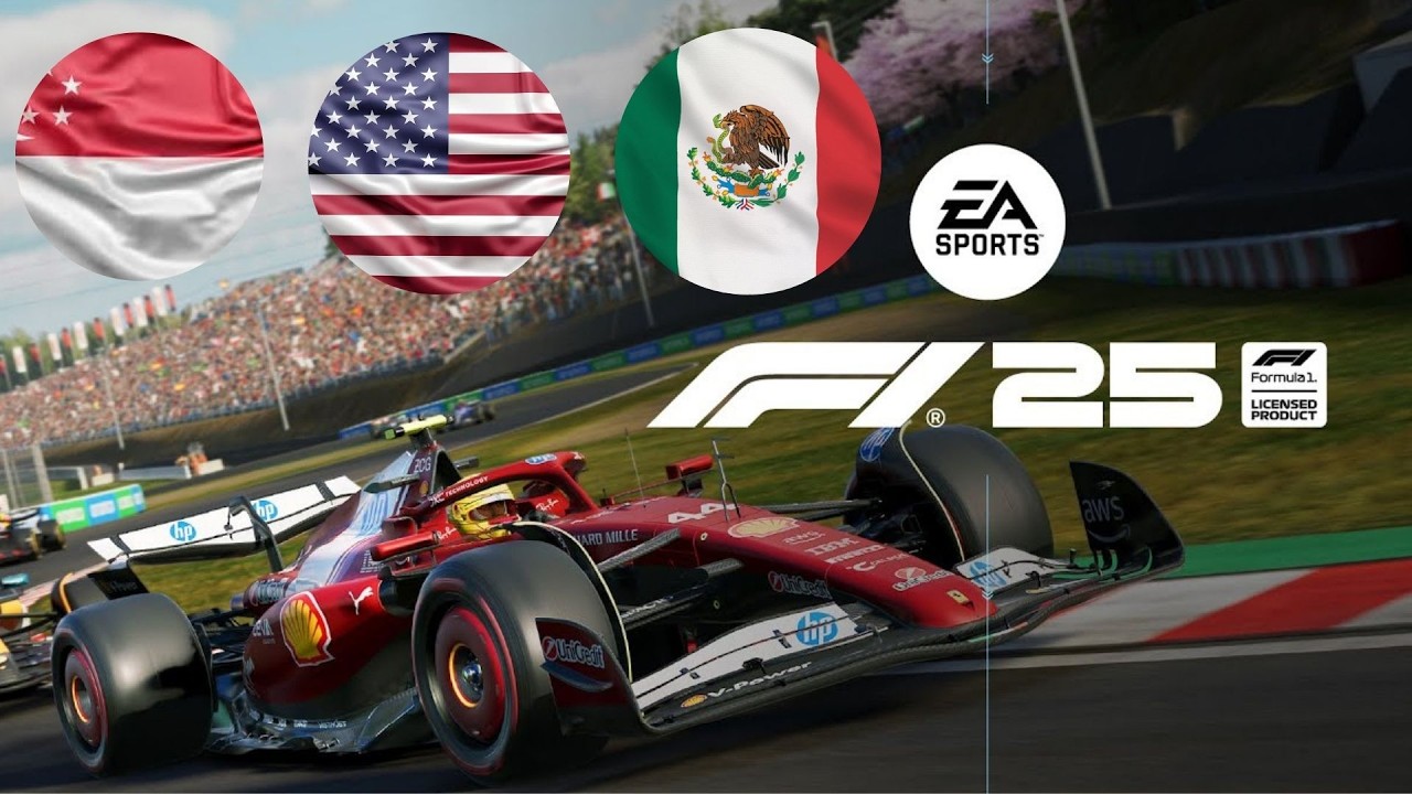 F1 2025: Carriera Singapore Usa Messico