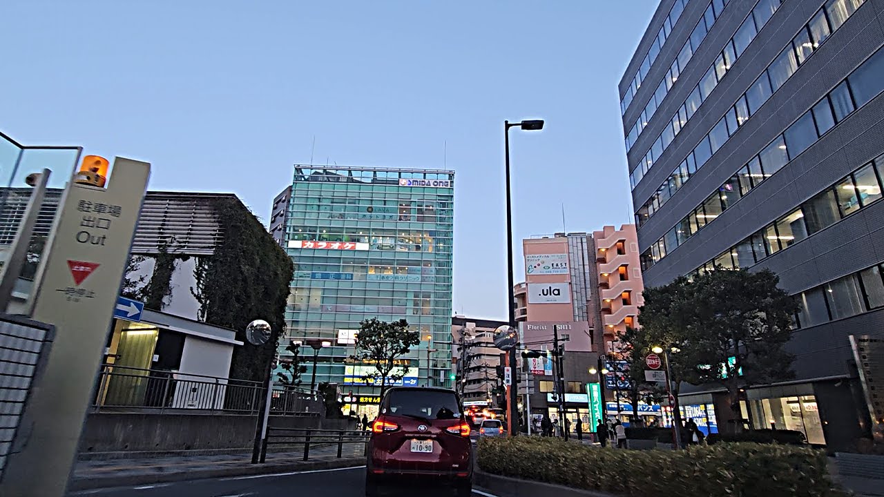 浦和PARCO(市営浦和駅東口駐車場)『地下』駐車場出口から / From Urawa PARCO parking lot exit