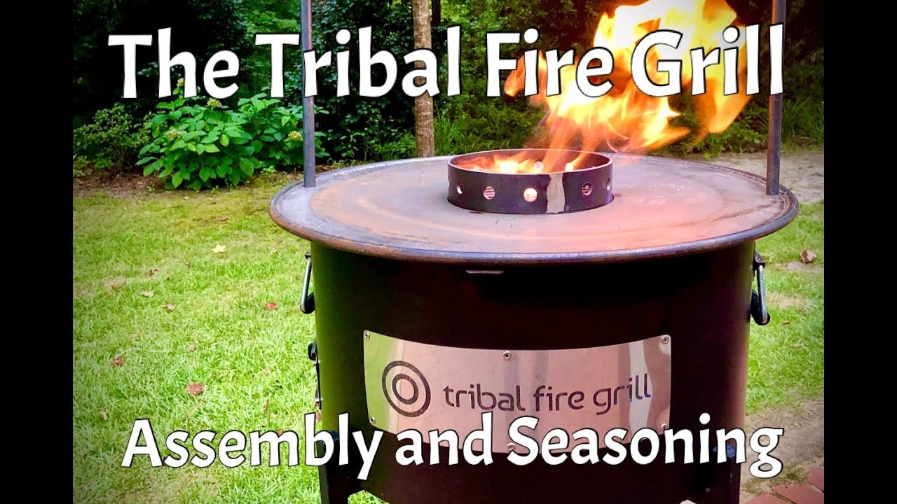 The Tribal Fire Grill:  Assembly and Seasoning #smokehousebayou #tribalfiregrill #grills