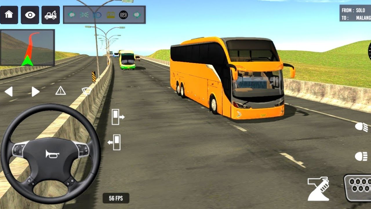 Indonesia Coach bus driving || Euro Bus Simulator 2025 Android gameplay || Part 18