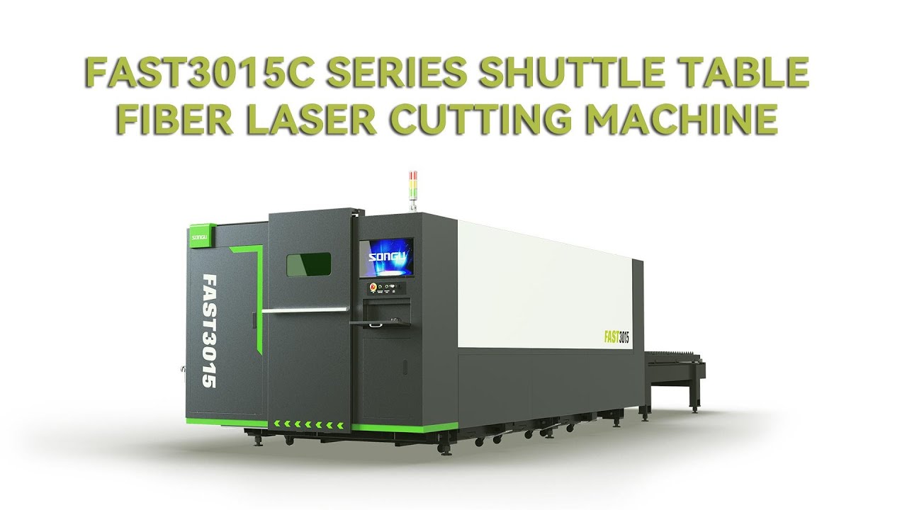 3000*1500 Shuttle Table Fiber Laser Cutting Machine FAST3015C for Carbon Steel & Stainless Steel
