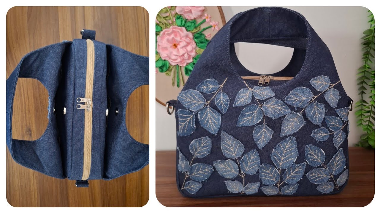 How to sew a stylishhandbag  :Easy way sewing cute handbag(diy)