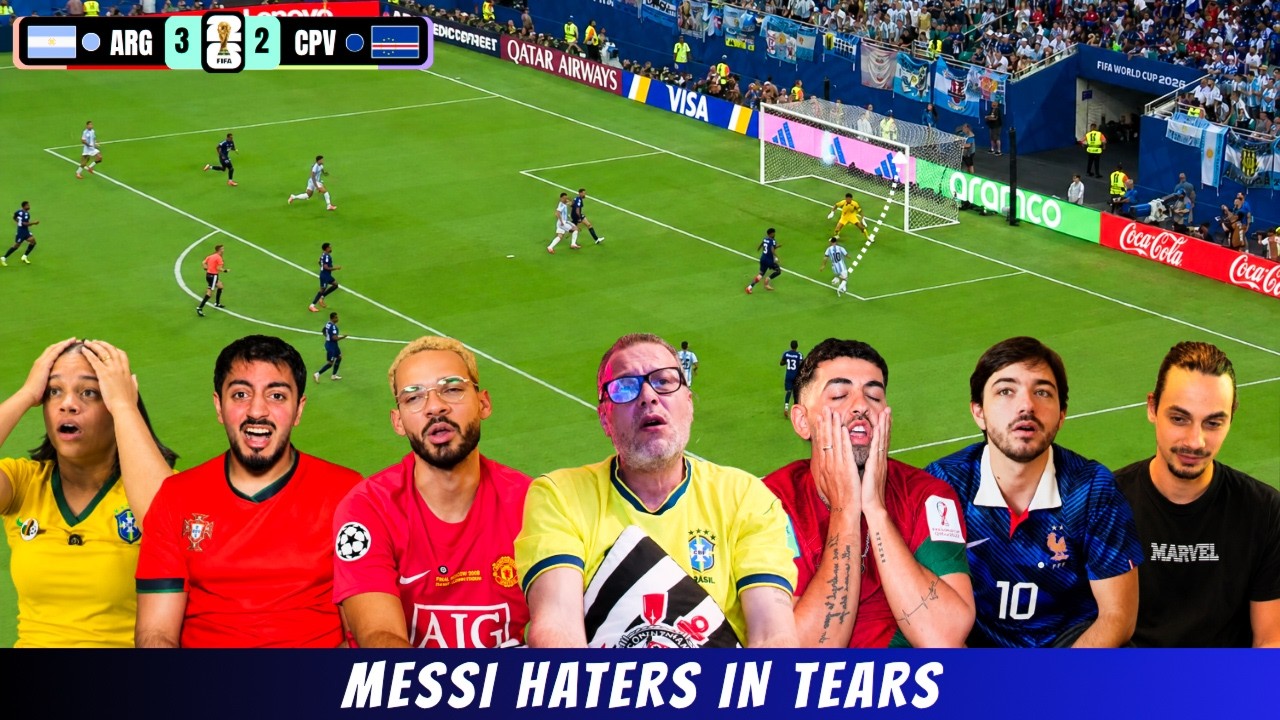 MESSI HATERS REACTION 💔 ARGENTINA 3-2 CAPE VERDE